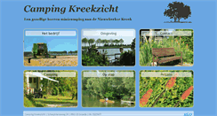 Desktop Screenshot of campingkreekzicht.nl